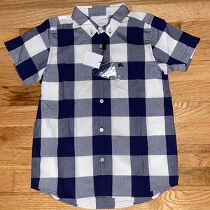 Burberry button down boys top